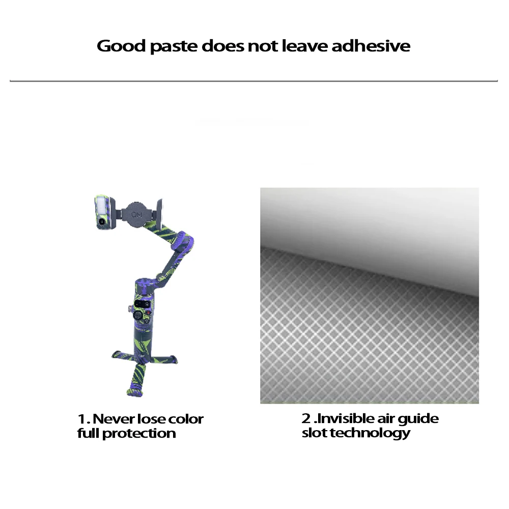 Decorative Sticker for DJI Osmo Mobile7P Waterproof Skin Sticker Decal for DJI Osmo Mobile7P Gimbal DIY Accessory