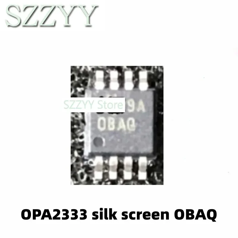 5PCS Operational amplifier chip OPA2333AIDGKR OPA2333 screen printed OBAQ MSOP8