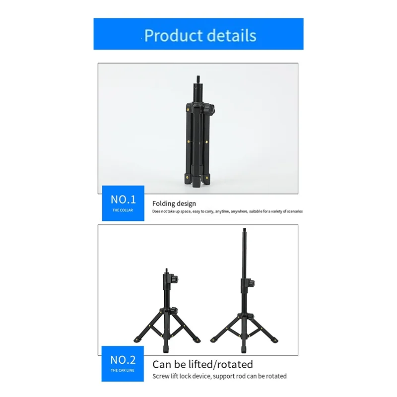 FFYY-Портативная подставка для микрофона, настольный штатив, настольная подставка, регулируемая подставка для микрофона, зажим для микрофона, держатель, кронштейн