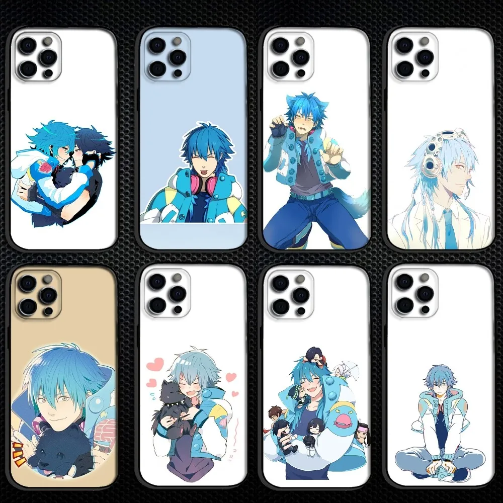 

Dramatical Murder Aoba Seragaki Phone Case For iPhone 16,15,14,13,12,11 Plus,Pro Max, Soft Silicone Black Cover