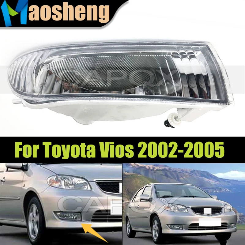 

Передний бампер, противотуманная фара для Toyota Vios 2002 2003 2004 2005, передний фонарь дальнего света, сигнальная лампа