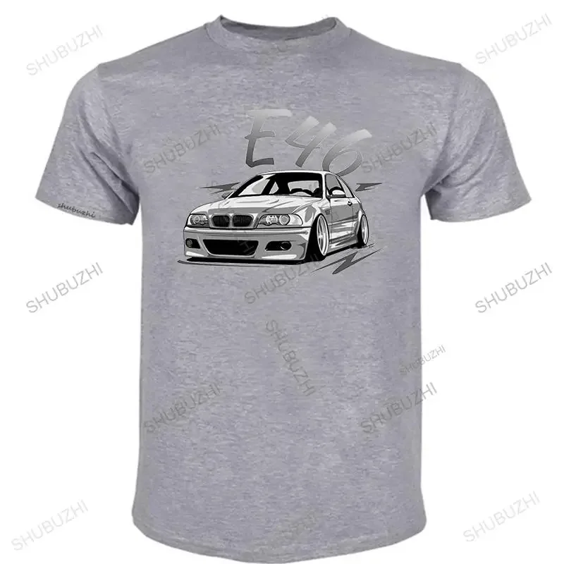 100% Cotton T Shirt Mens Luxury Clothing O-neck Tees Hot Sale Germany Classic Legend Car E46 E60 E61 Tops Plus Size Teeshirt