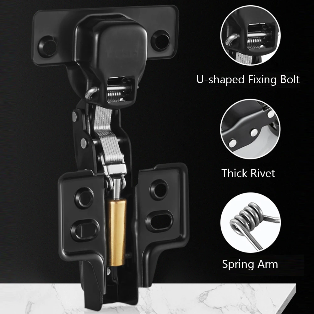 Cerniere idrauliche in acciaio inossidabile Ammortizzatore Buffer Chiusura ammortizzata Hardware per mobili per porte dell'armadio da cucina di casa