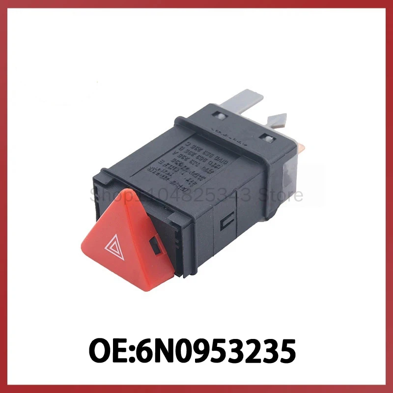

6N0953235 for Volkswagen Polo Hazard Light Switch Double Flash Emergency Warning Light Switch
