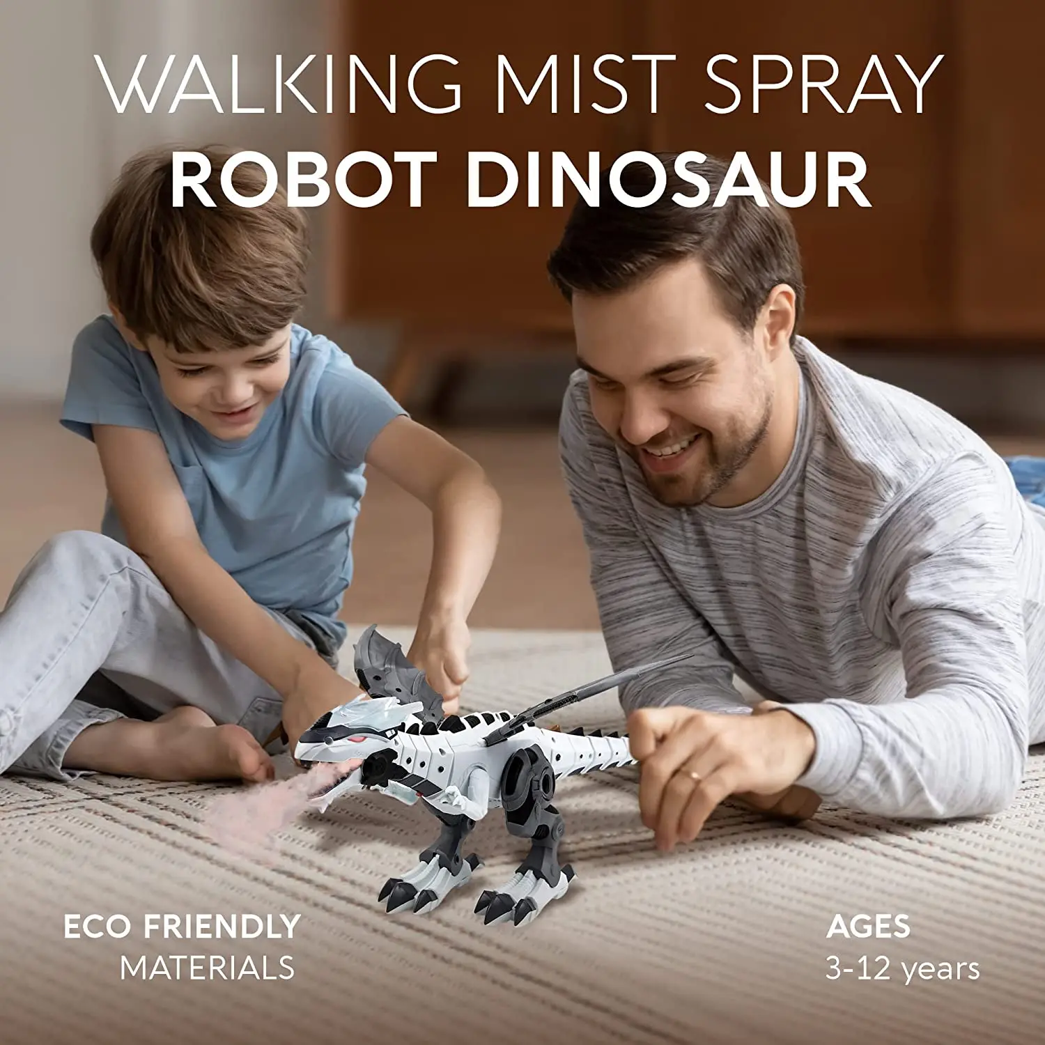 Big Size 47cm Electronic Walking Dinosaur Roaring Flashing Light Robot Educational Game Machine Gift For Children toys