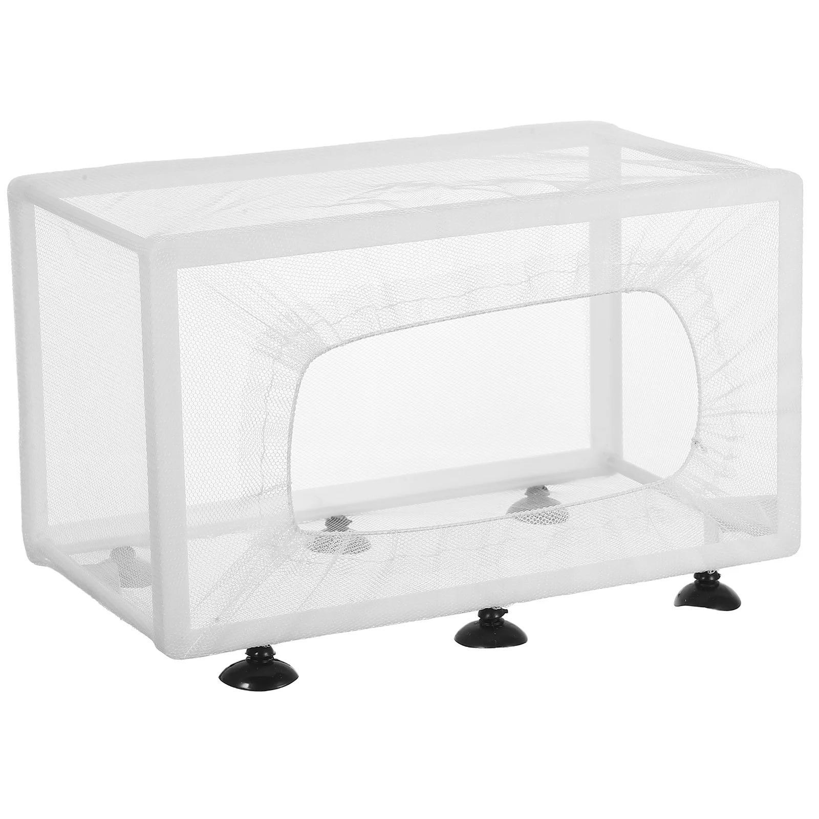 

Large Fish Net Aquarium Breeding Box with Suction Cup Isolate Fry from Predators Increase Survival Rate of Juvenile Fish