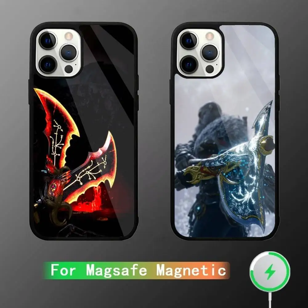 

G-God Of W-War Game Phone Case For iPhone 17,16,15,14,13,12,11,Pro,Max,Plus,Mini,SE4,E Magnetic Magsafe Wireless Charging