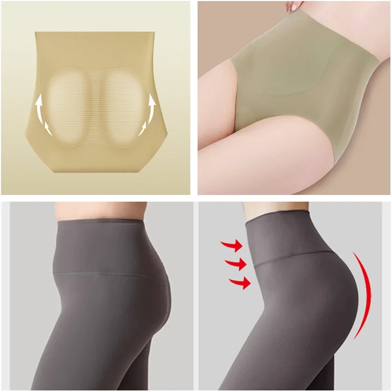 Women High Rise Body Shaper Underwear Sexy Shaperwear Briefs Female High Elasticity Panties Closing Waist Lifting Buttocks Pants