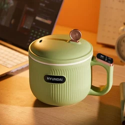 1.2L Multifunction Electric Cooker Ceramic Glaze Liner Portable Home Hot Pot Small Power Dormitory Student Special Rice Cooker