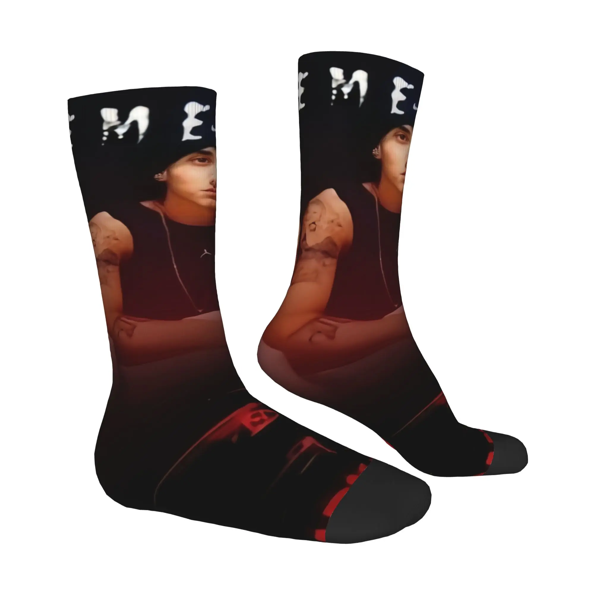 Funny E-Eminems Pop Music  Socks Men Women Warm 3D Print American Hip Hop Rapper  Basketball Sports Socks