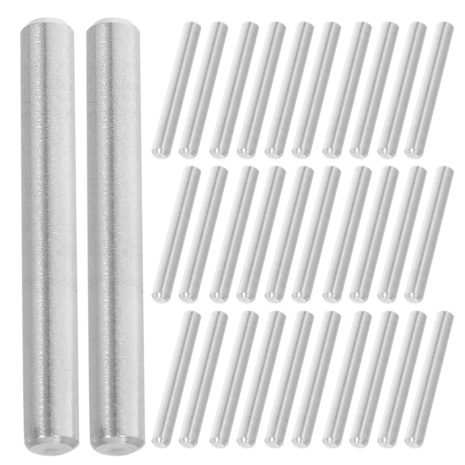 

40 Pcs Stainless Steel Cylindrical Shelf Support Peg Fittings 304 Rod Device Dowel