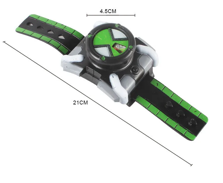 BEN10 Omnitrix Toy Kids Watch Cartoon Children 3D Projector Watch Genuine Anime Figures Model PVC Toys for Boys Birthday Gifts