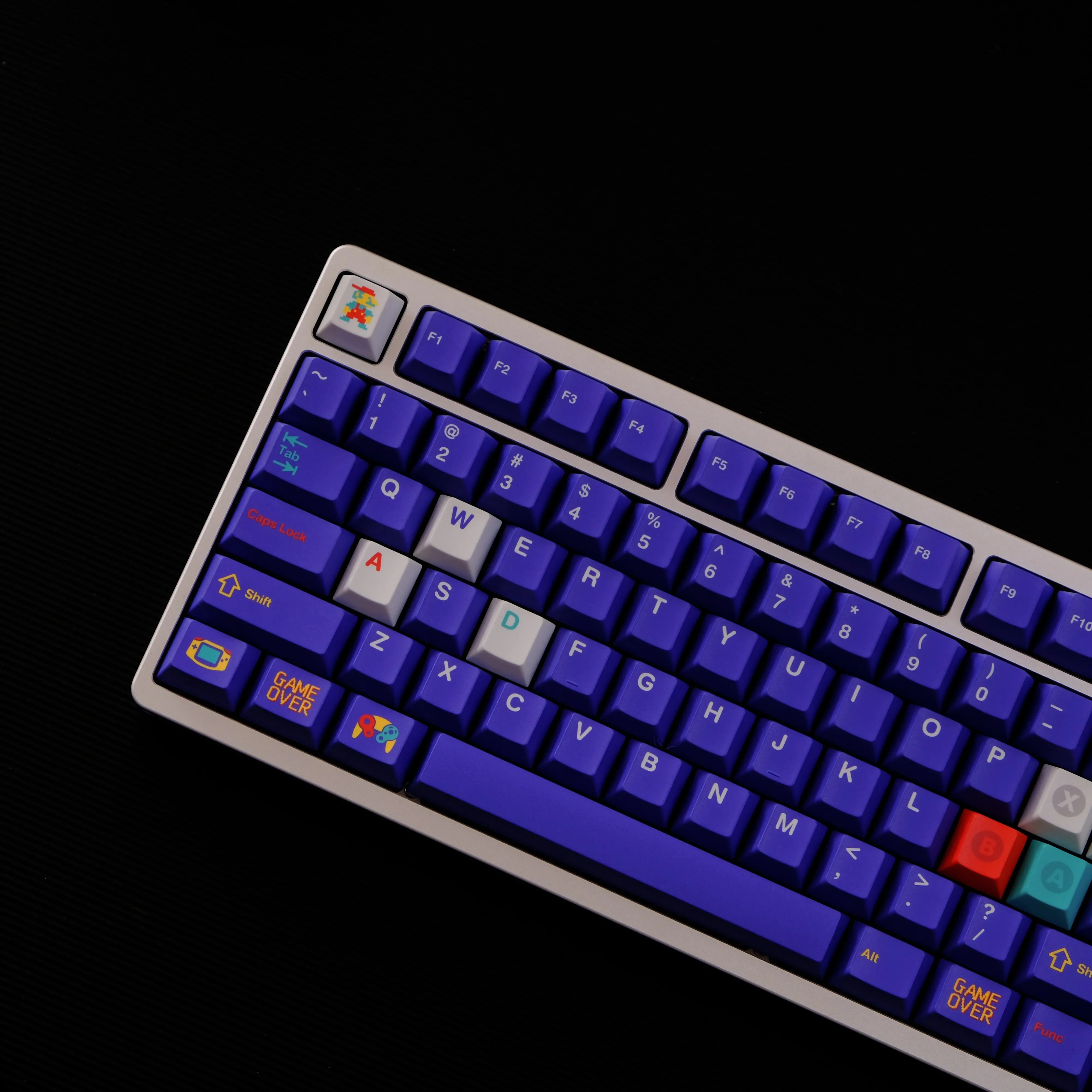 Aifei NGC أغطية مفاتيح أرجوانية لعبة PBT صبغ التسامي ارتفاع الكرز للوحة المفاتيح الميكانيكية AULA F75 Mad 60 Ajazz Anne Pro 2 GK61 #6