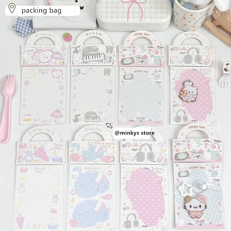 MINKYS 60pcs/Pack Kawaii Kpop Photocard Holder Photo Card Collection Bag DIY Accessories Packing Bag School Stationery