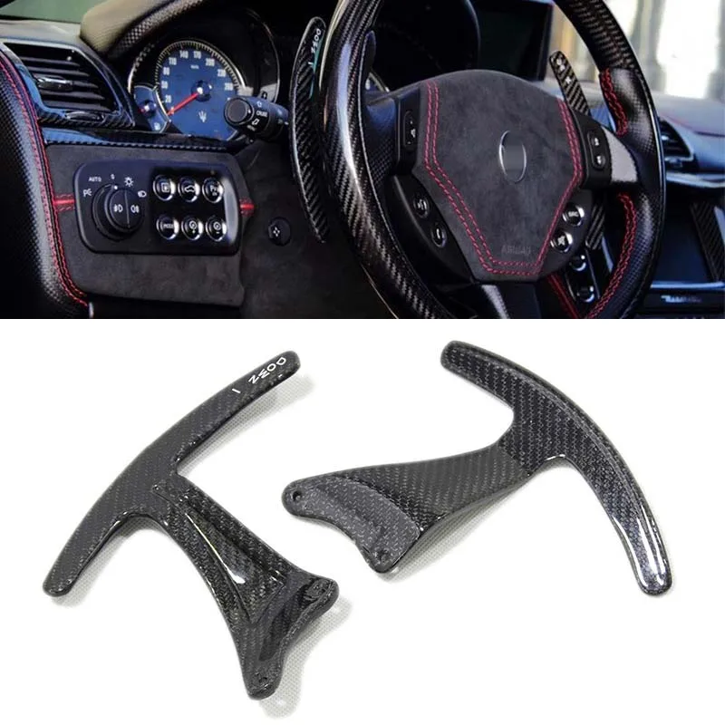 Real Carbon Fiber Lenkradschalter Paddle Kits für Maserati GranCabrio GC