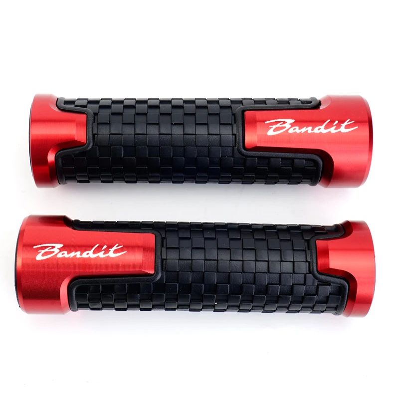 لسوزوكي GSF 250 600 600S 650 650S 650N 1200 1250 Bandit 650S 7/8 "22 مللي متر دراجة نارية الألومنيوم CNC اليد القبضات مقود نهاية كاب