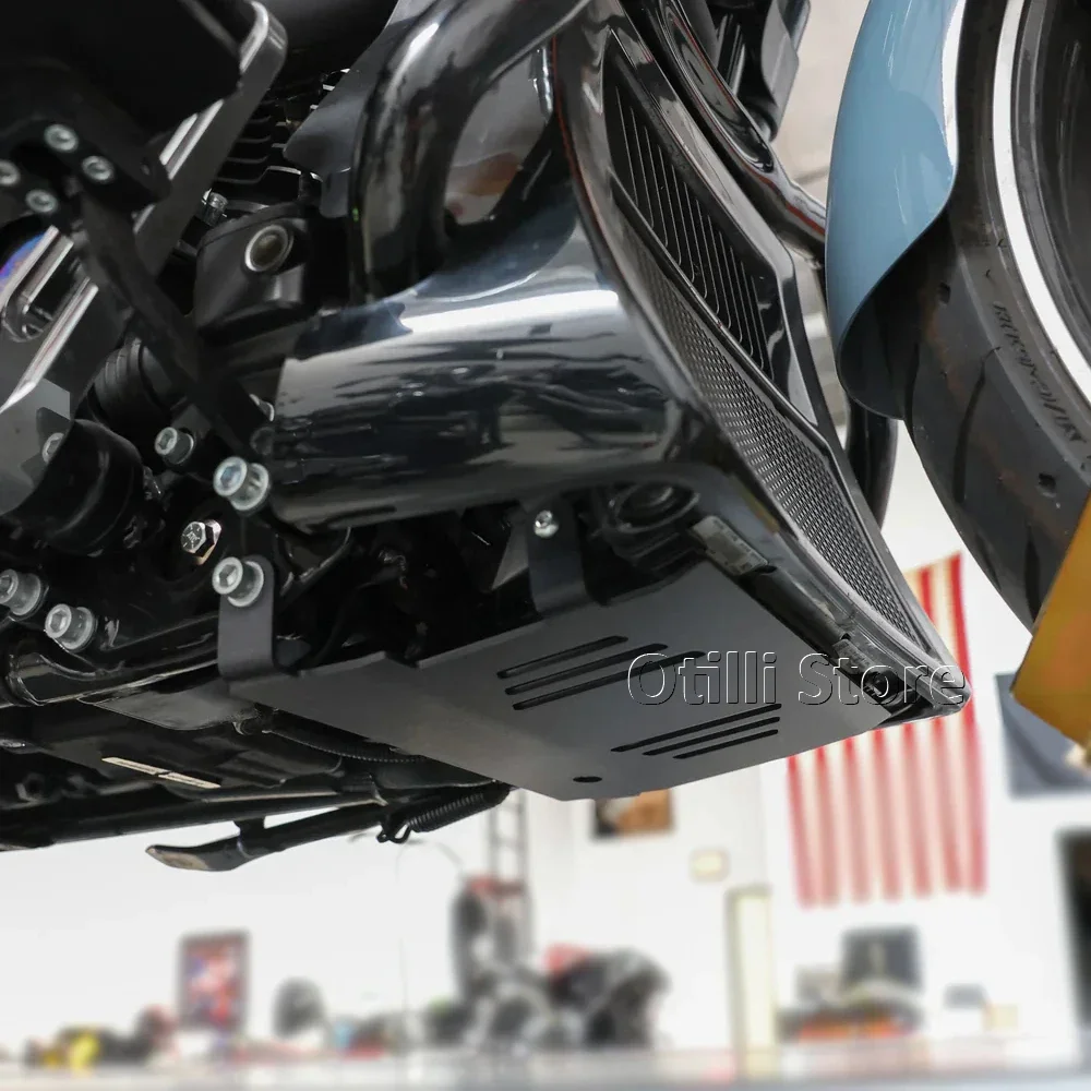 로드 글라이드 FLTRX FLTRXSTSE 스트리트 글라이드 FLHX 2024 2025 엔진 보호 장치 하부 액세서리 스키드 플레이트 하부 엔진