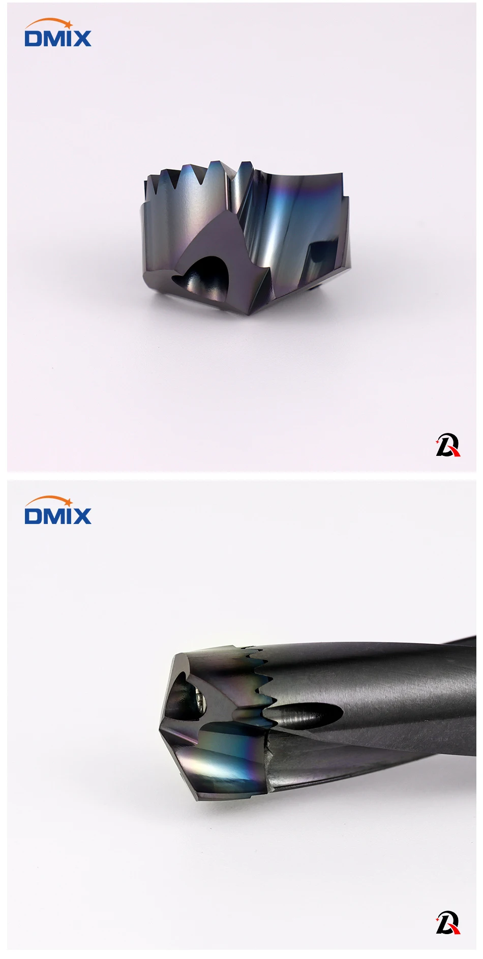 DMIX Crown Hochgeschwindigkeitsbit 10–25,8 mm Hartmetalleinsatz Violent Lochbearbeitung Wendeschneidbarer Säbelzahnbohrer für die Edelstahlverarbeitung – Detail 5