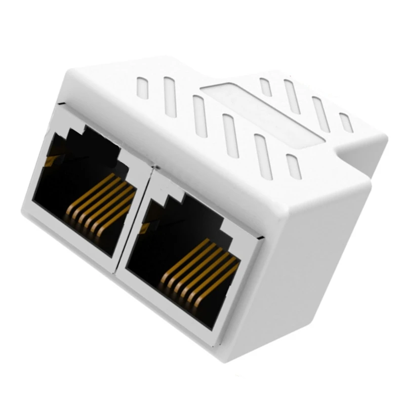 Dwukierunkowy rozdzielacz telefoniczny RJ11 6P6C, kabel konwertujący, adapter ścienny do telefonu