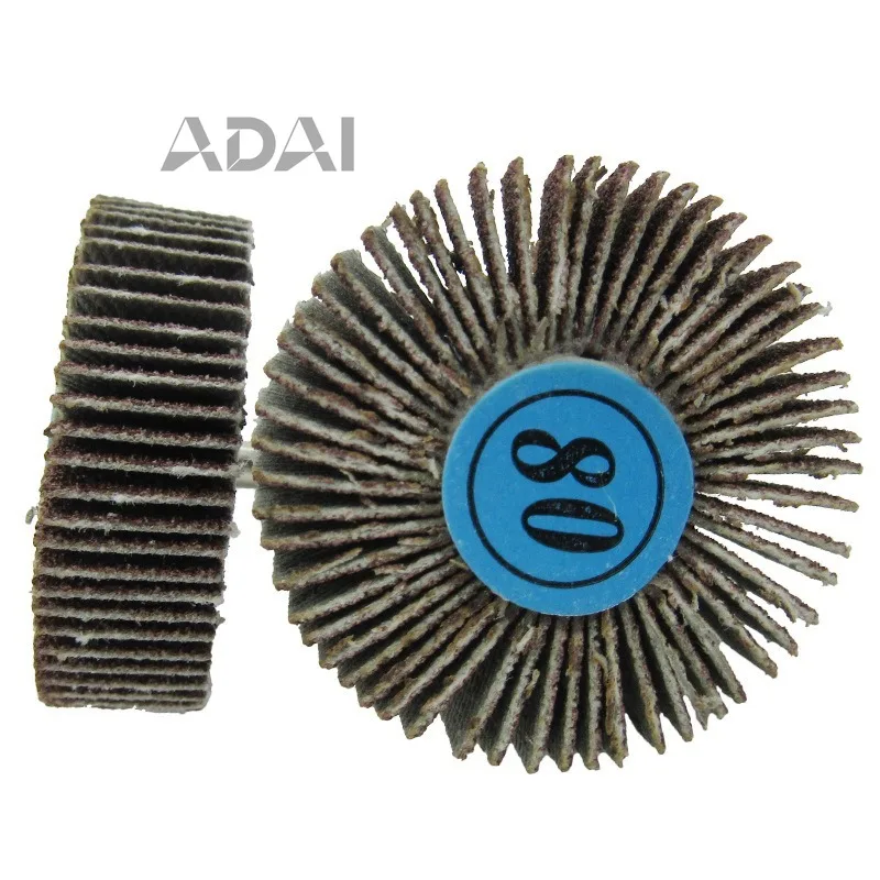 

3X25MM5PC rotary drill accessory 80 # sandpaper wheel, sanding cloth wheel, deburring and polishing wheel