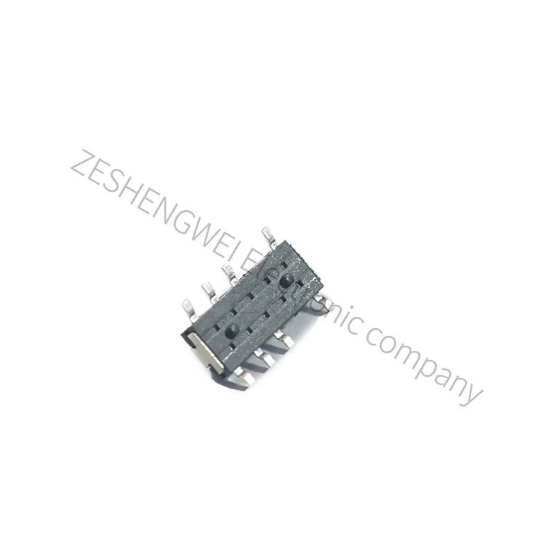 Imagem -02 - Smd 8pin 2p3t Dptt Toggle Switch Lado Slide Switches Punho 20 Peças Mss23c02 Mss23c02