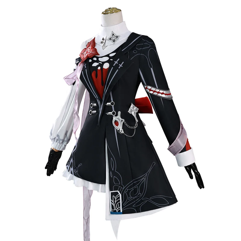 Newly Evernight Cosplay Honkai：Star Rail March 7th Costume Wig Women Cosplay Dress Suit Halloween Carnival Party Role Play Outf