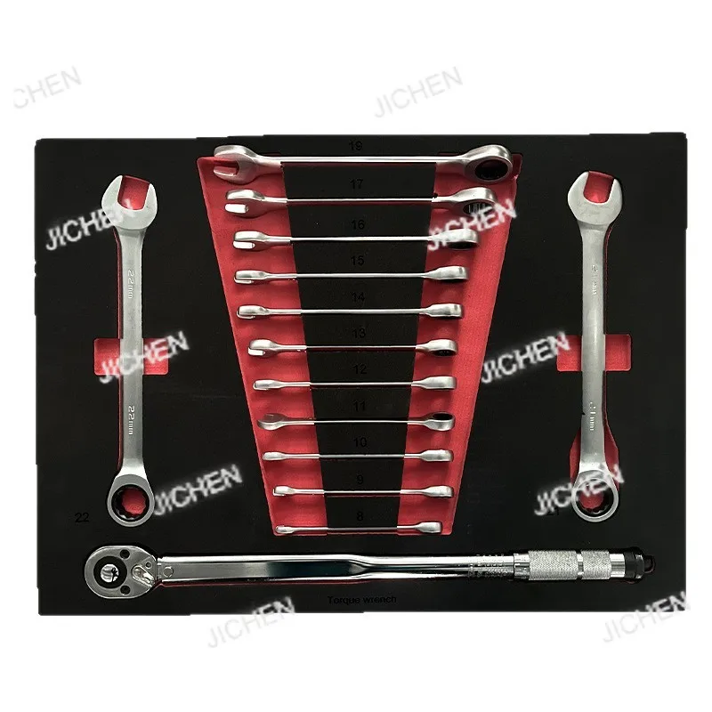 أدوات إصلاح الماكينة مجموعة عربة أدوات مكونة من 24 قطعة 4S متجر صيانة السيارات في متجر إصلاح السيارات #5