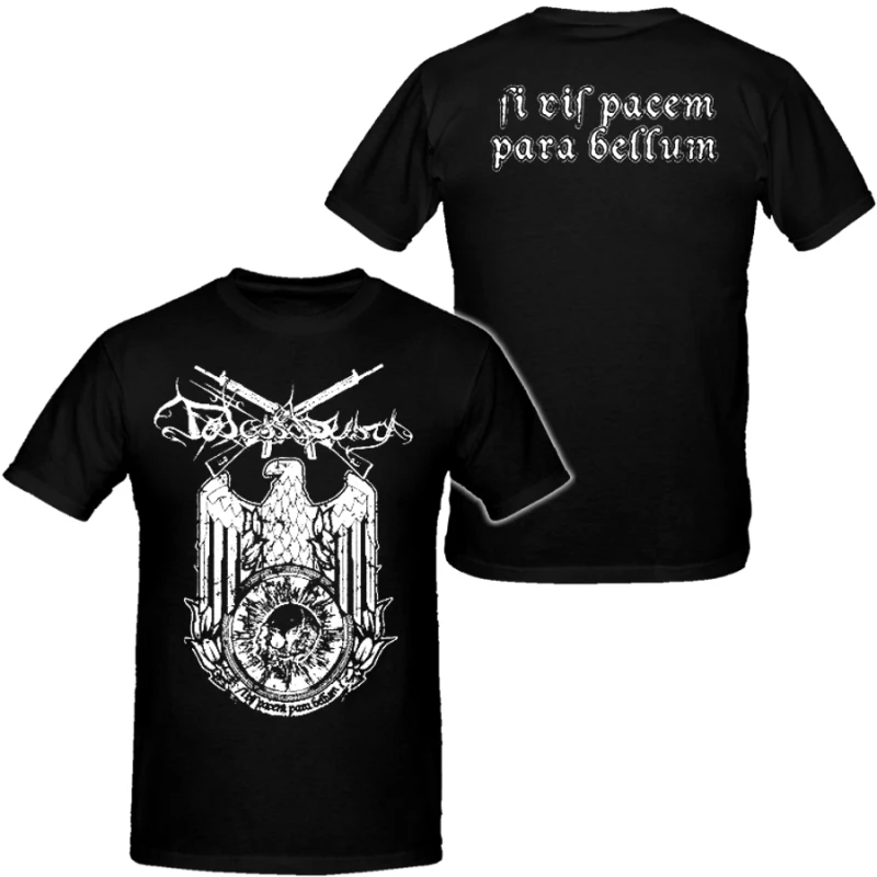 T-shirts T O T E N B U R G Pest pour hommes, style hip-hop et heavy metal, en coton, unisexe, manches courtes, tendance, pour l'été