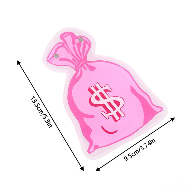 Acrylic Dollar Bag Dollar Bow Pattern Shape False Eyelash Tray Stand Holder Eyelash Extensions Hand Plate Eye Lash Grafting Tool