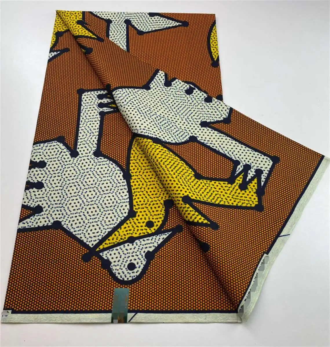 

African GuaranteedsuperReal Wax Print Fabric Real Dutch Hollandais Original Pagne Africa Dress 100% Cotton Loincloth clothing