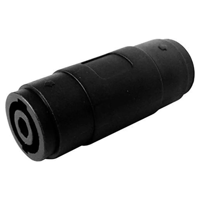 Y43A-4Pin Speaker/Amp Speakon Konektor Kabel Coupler Lurus Jack Steker Betina Ke Betina (8 Pak)