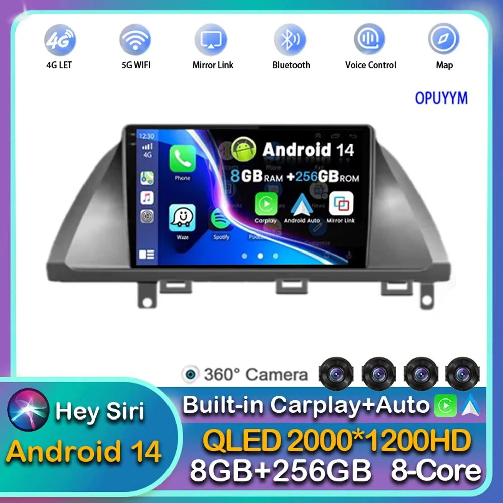 

Android 14 Carplay Auto For Honda Odyssey 2005 2006 2007 2008 2009 2010 Car Radio Multimedia Player Video GPS Stereo WIFI+4G DSP