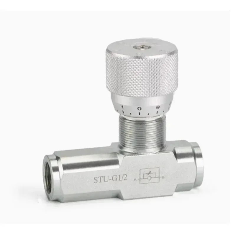 

1pc Hydraulic Cylinder Speed Control Valve STU-G1/4 STU-G3/8 STB-G1/2