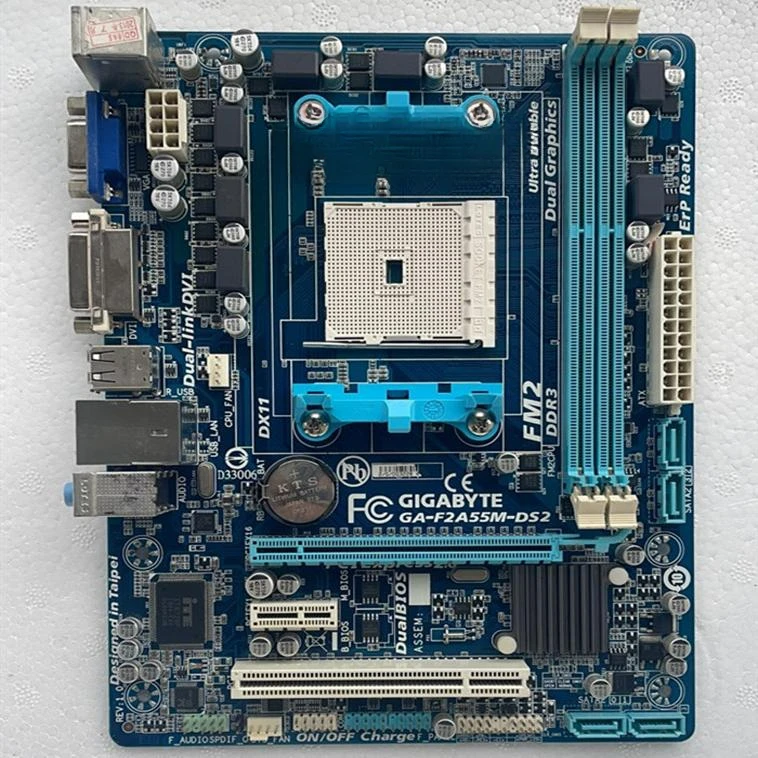 For Gigabyte A55 Main Board GA-F2A55M-DS2 Computer FMb Integrated COM Full Solid