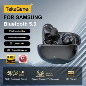 Earbud Nirkabel Bluetooth 5.3 dengan Casing Pengisi Daya Suara Dolby Dengan Mikrofon Headphone Bluetooth untuk Samsung Galaxy S24 S23 S22 Ultra 6 penjualan terbaik dolby atmos tws - №