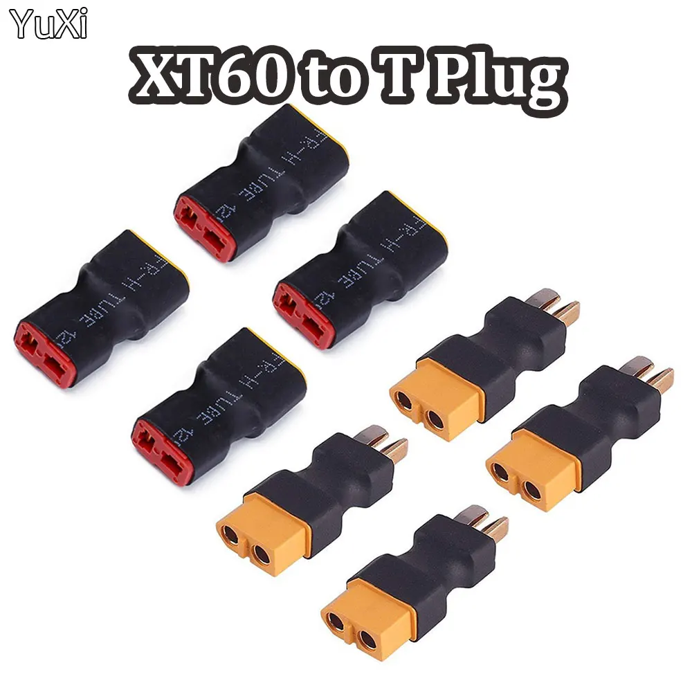 

1Piece T Male Plug to XT60 Male/T Female Plug to XT60 Female Adapter For RC Helicopter Quadcopter LiPo Battery Plug Connector