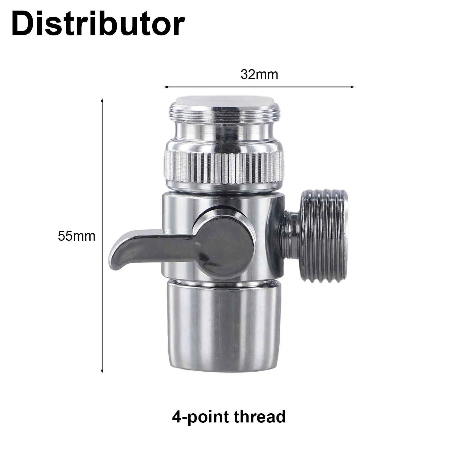 

Многофункциональный душевой смеситель-переключатель с 3 режимами, совместимый с краном, для подключения к двум устройствам