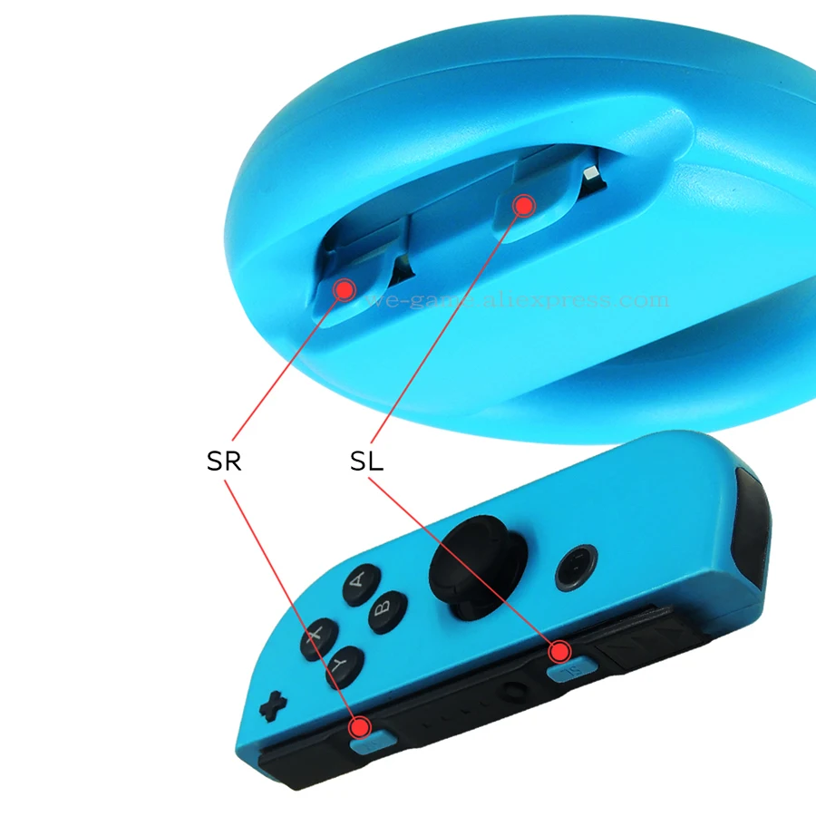 NintendoSwitch Accessories Racing Steering Wheel Nintend Switch Handle Grips Nitendo Joycon Cap for Nintendo Switch OLED Gamepad