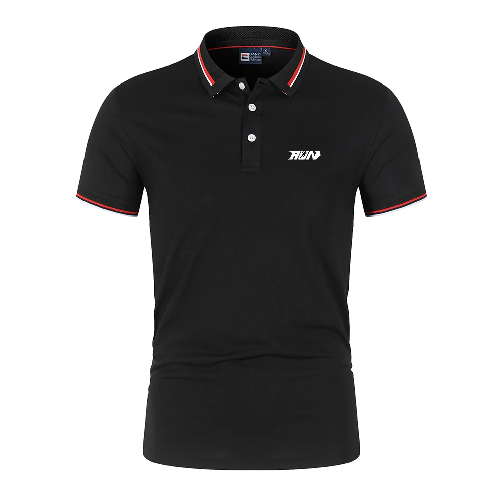 Men\'s short-sleeved breathing polo shirt golf casual ball luxury clothing high quality breathable fast drying summer new