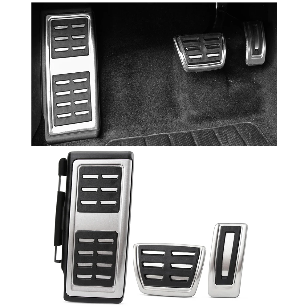 Stainless Steel Auto Pedal Cover for Audi A3 8V S3 RS3 Sportback Cabrio Limousine LHD 2012 - 2020 Car Pedals Pad