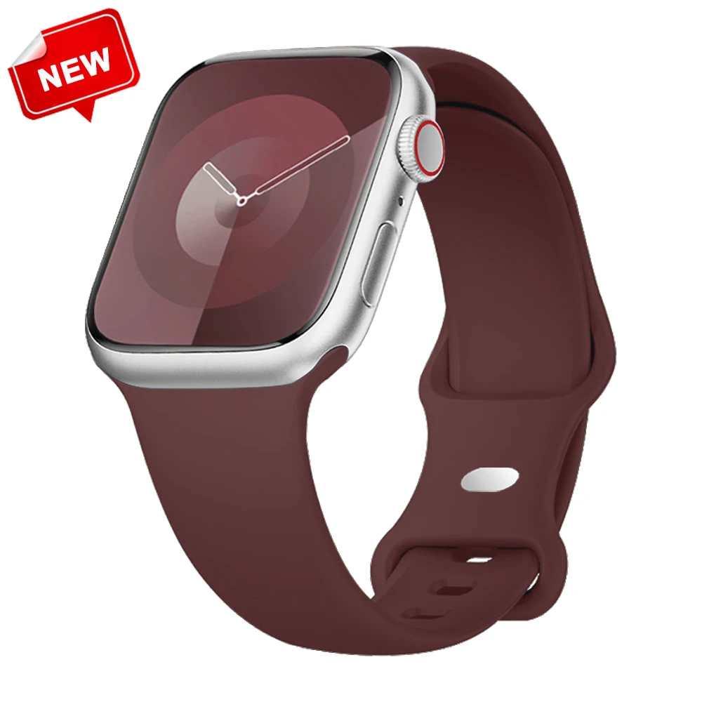 애플 워치 밴드용 실리콘 스트랩 40mm 44mm 46mm 45mm 41mm 49mm 42mm 코레아 브레이슬릿 iWatch 시리즈 울트라3 2 7 8 9 se 10 11 밴드
