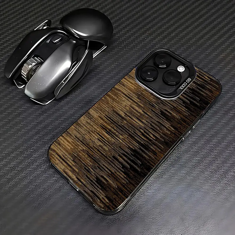 

Wood board texture case for iPhone 16 15 14 13 12 11 Pro/ Max/Plus shock-proof rear cover anti-fingerprint