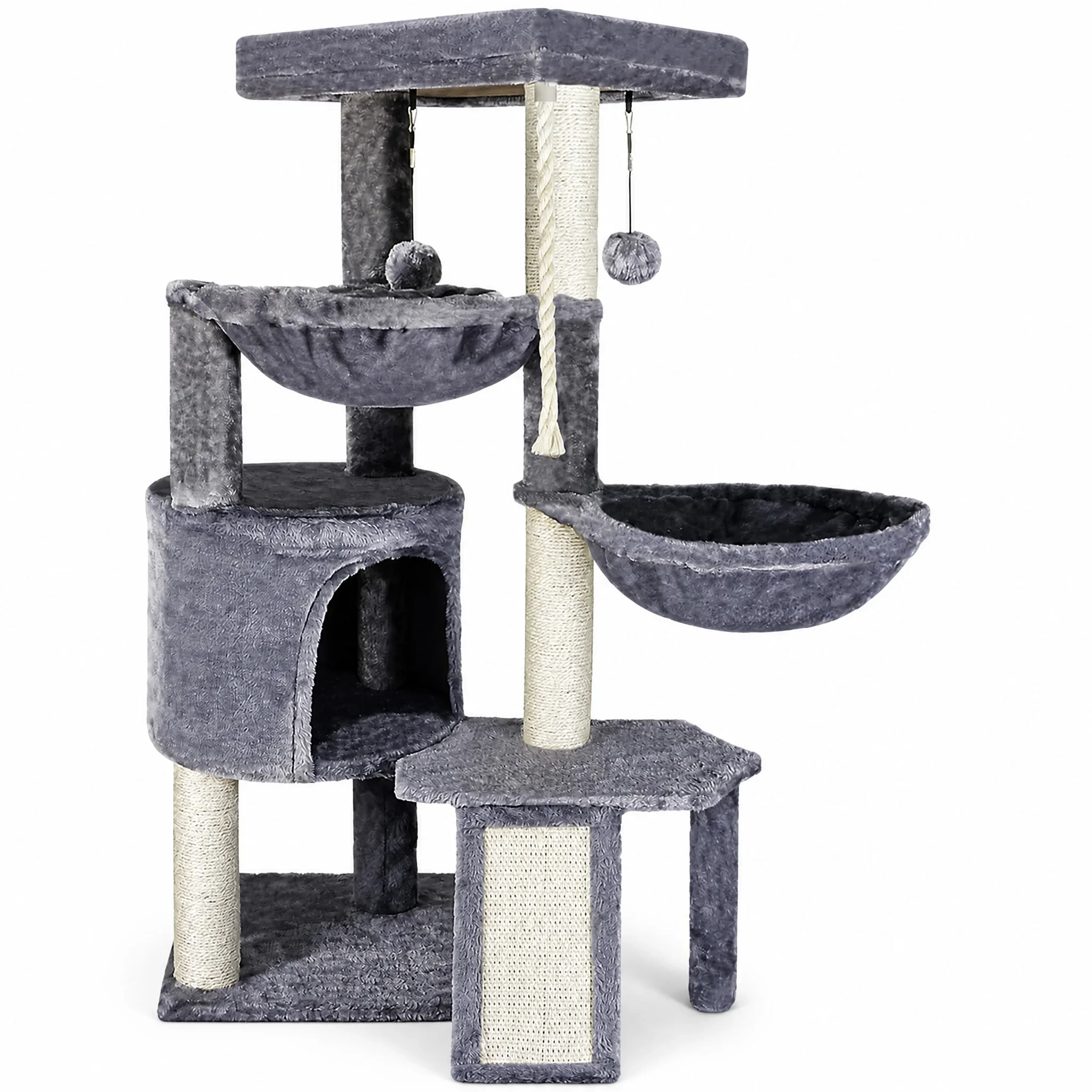 aCat Climbing Frame with Breathable Perforated Bed for Indoor Pets