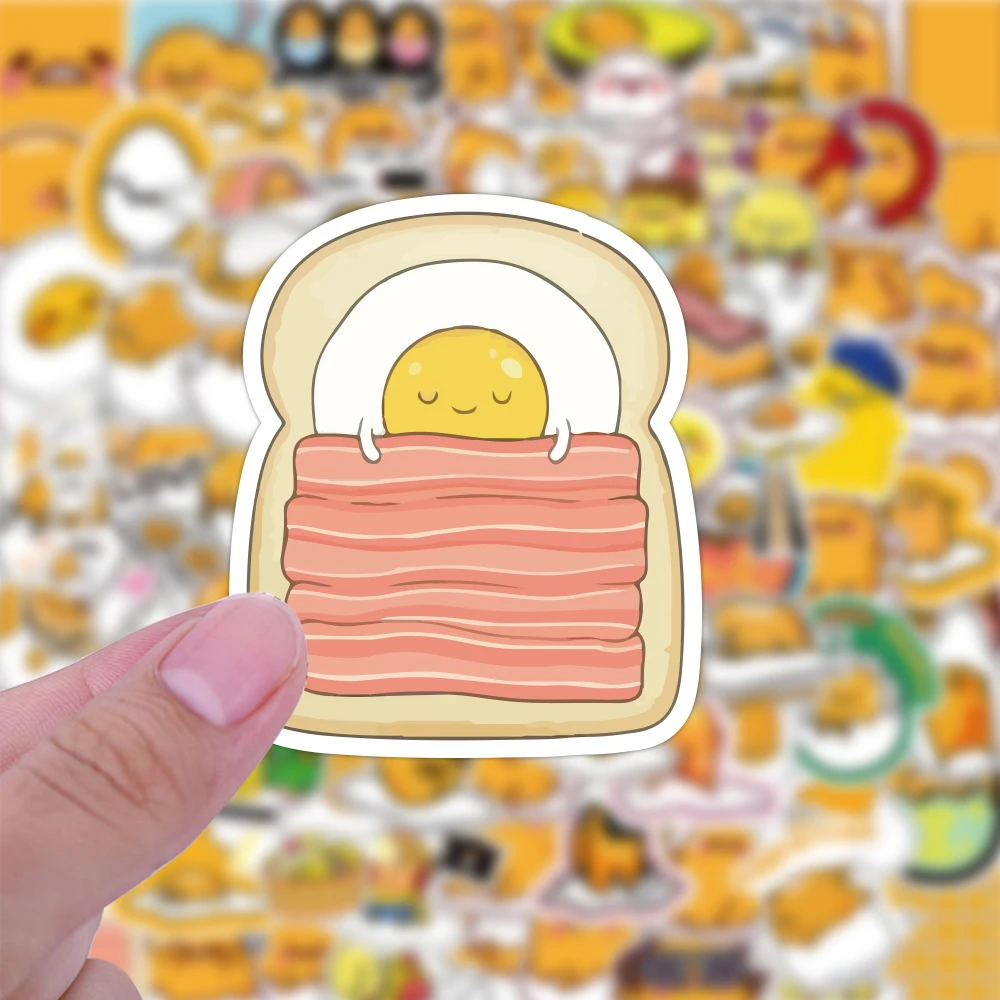 10/30/60/120pcs Cute Cartoon Gudetama Sanrio Stickers Funny Graffiti Kids Sticker Toy DIY Phone Case Laptop Guitar Decals Decor