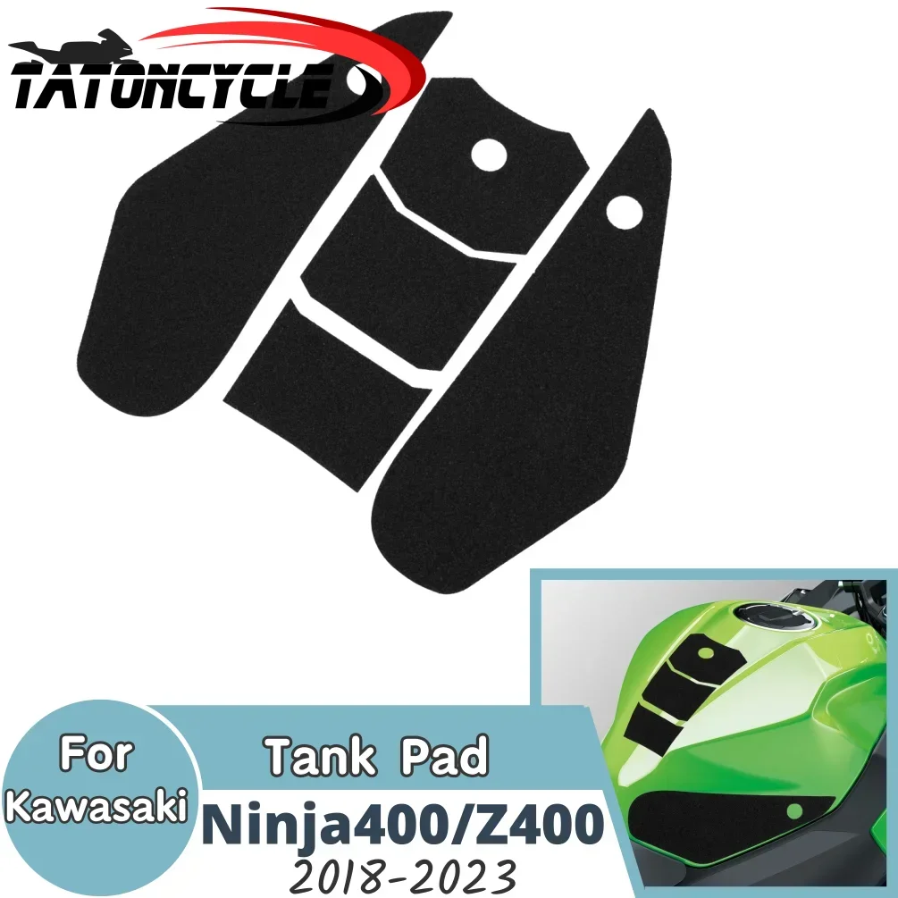 

For Kawasaki Ninja400 Z400 2018-2024 2023 2022 2021 Gas Tank Protect Sticker Ninja 400 Fuel Cap Cover Pad Motorcycle Accessories