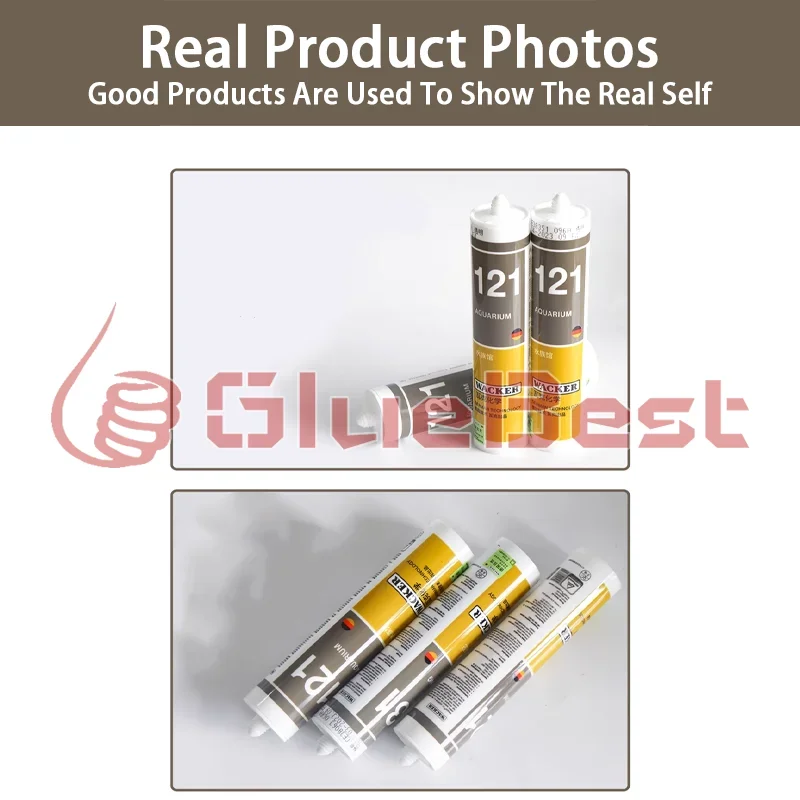 WACKER 121 131 Aquarium Grade Silicone Curing Agent Waterproof Sealant for Fish Tanks and Transparent Adhesion Original Product