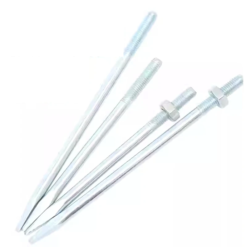 5/10/20 قطعة M6 M8 M10 الزنك مطلي الكربون أنابيب الصلب المشبك الأظافر بولي كلوريد الفينيل Tupe المشبك مسمار تمديد مسامير البراغي