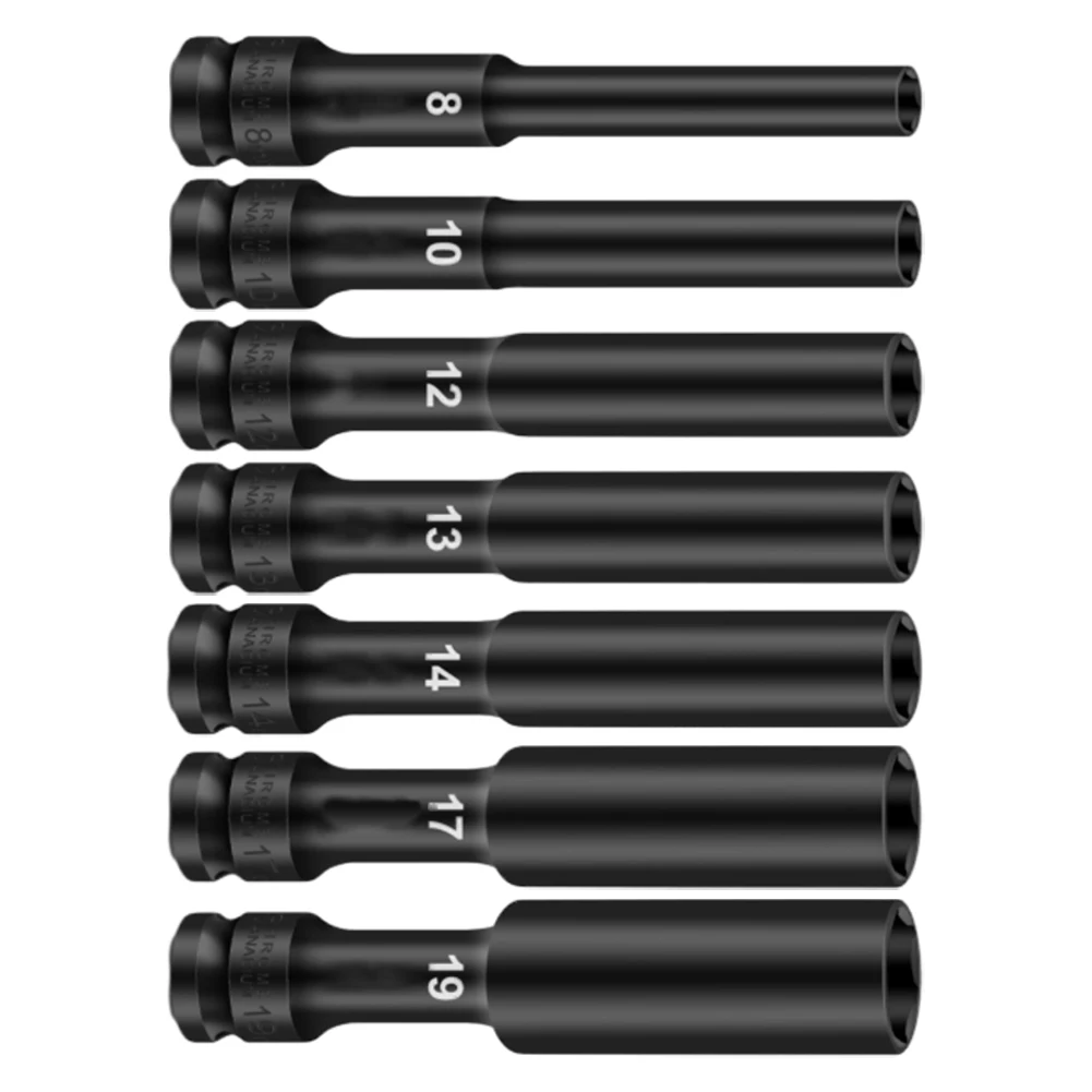 Socket Wrenches Hand Tools Sockets Wall Socket 1/2 Drive Adapter Socket 8-19mm Hex Socket Head Spanner Converter