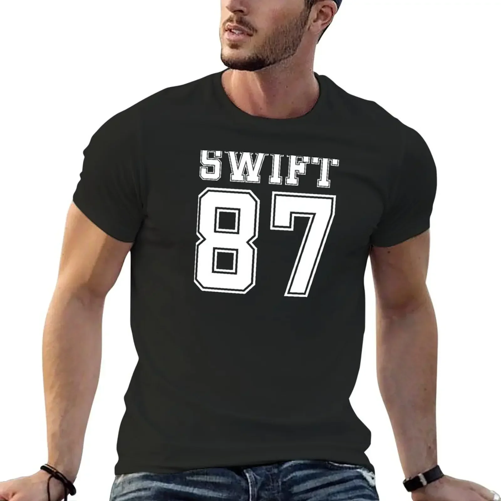 Swift Shirt Jersey 87 T-Shirt korean fashion oversizeds sweat anime shirts men