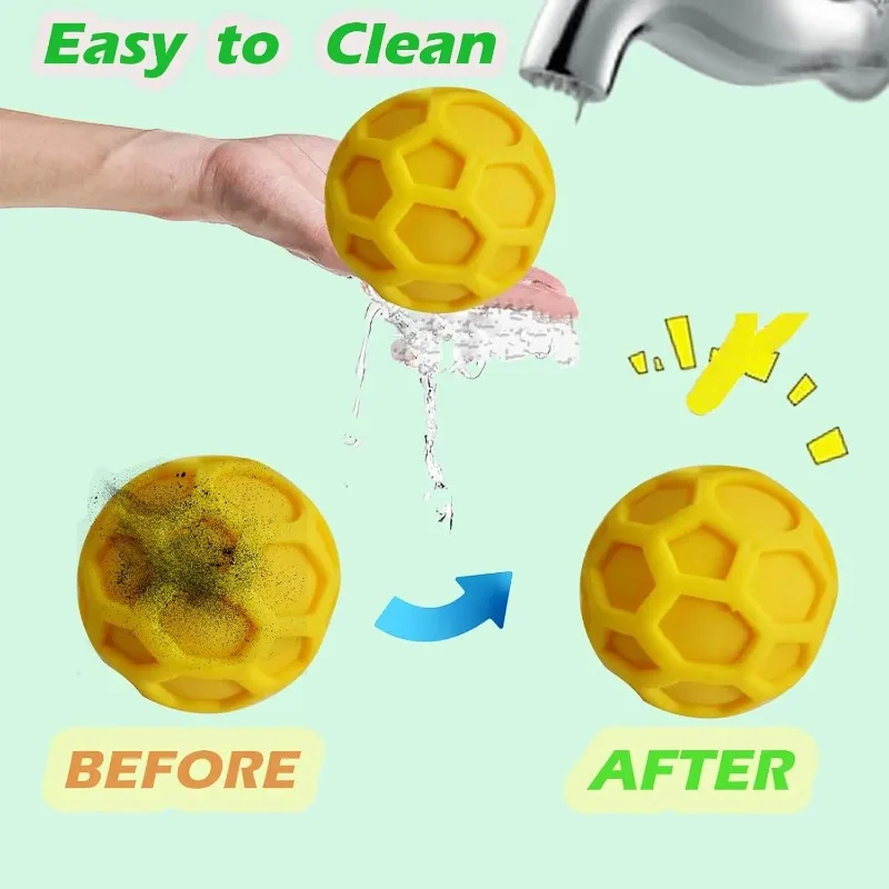 Balle anti-Stress en nid d'abeille, couleur changeante, jouets Squishy, soulagement du Stress à montée lente, jouets sensoriels pour enfants et adultes